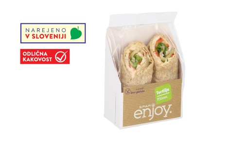 Tortilja s piščancem in pikantnim namazom