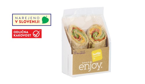 SPAR enjoy. Tortilja s sirom in avokadovim namazom