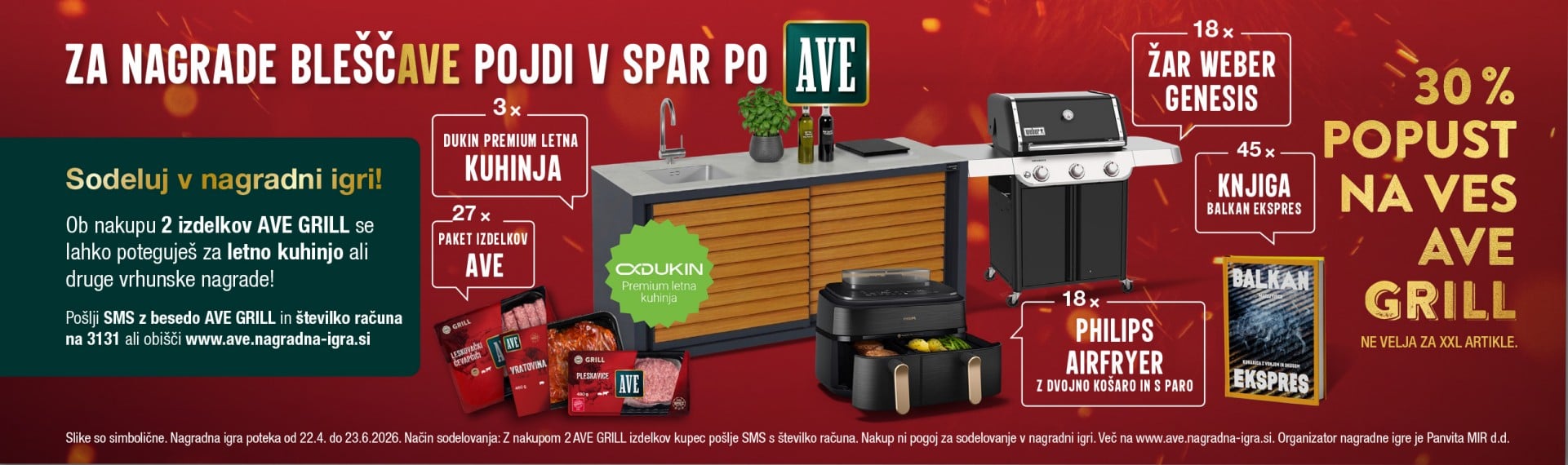 ZA NAGRADE BLEŠAVE POJDI V SPAR PO AVE