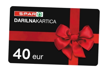 SPAR darilna kartica za 40 €