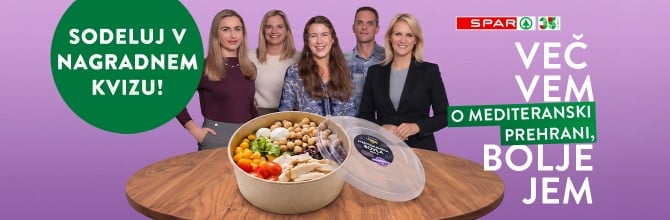 Strokovnjaki strokovnega sveta Več vem bolje jem in mediteranska bovla SPAR To Go