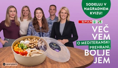 Strokovnjaki strokovnega sveta Več vem bolje jem in mediteranska bovla SPAR To Go