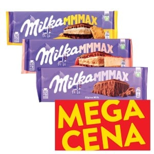 ČOKOLADA MILKA, označevalec MEGA CENA