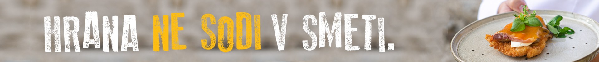 Hrana ne sodi v smeti