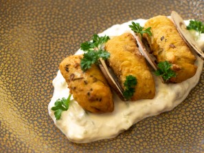 Krompirjevi kroketi s panceto in z gobami ter z jogurtovo omako z zelenjavo - chef Marko Pavčnik, Hrana ne sodi v smeti