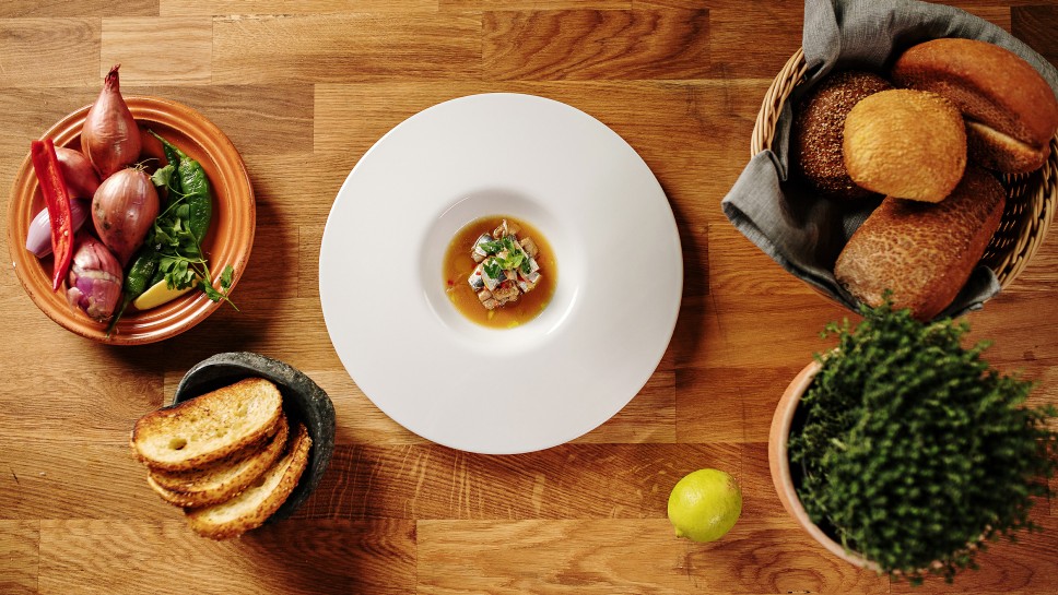 Sardelin Ceviche - chef Marko Pavčnik