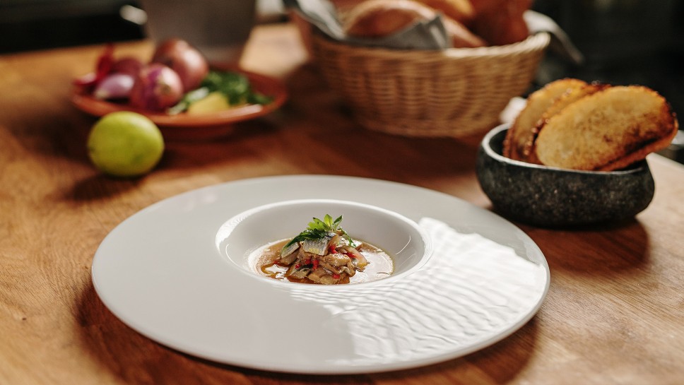 Sardelin Ceviche - chef Marko Pavčnik