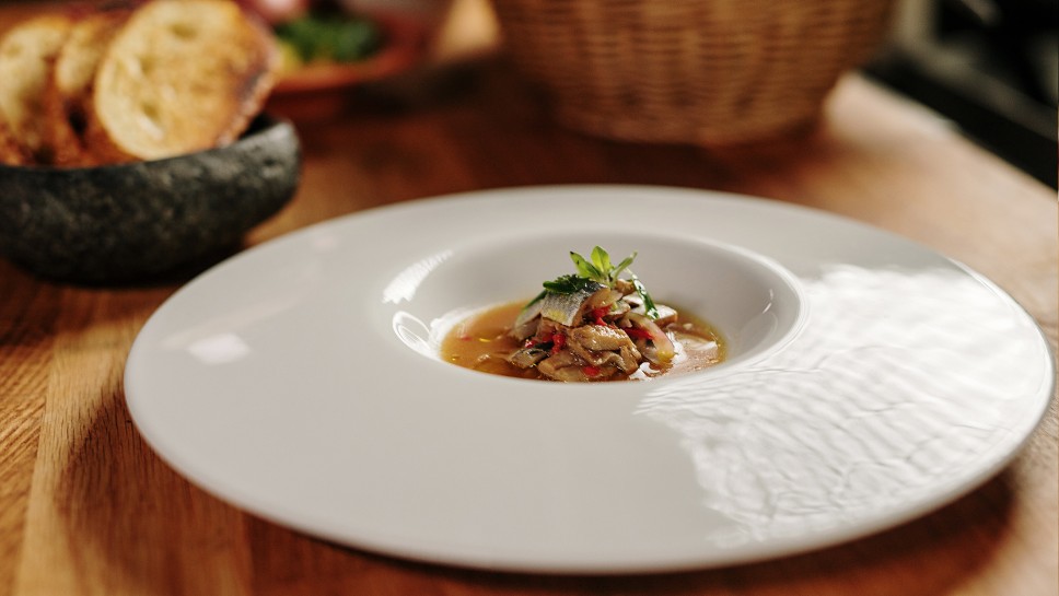 Sardelin Ceviche - chef Marko Pavčnik