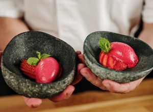 Sorbet iz prezrelih jagod - chef Marko Pavčnik