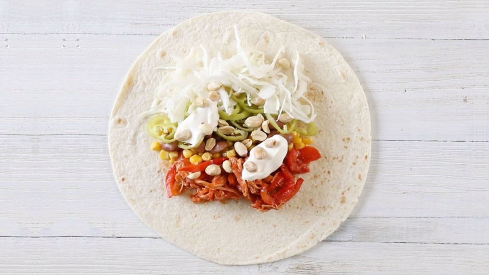 Burrito z zelenjavo in piščancem - Spar