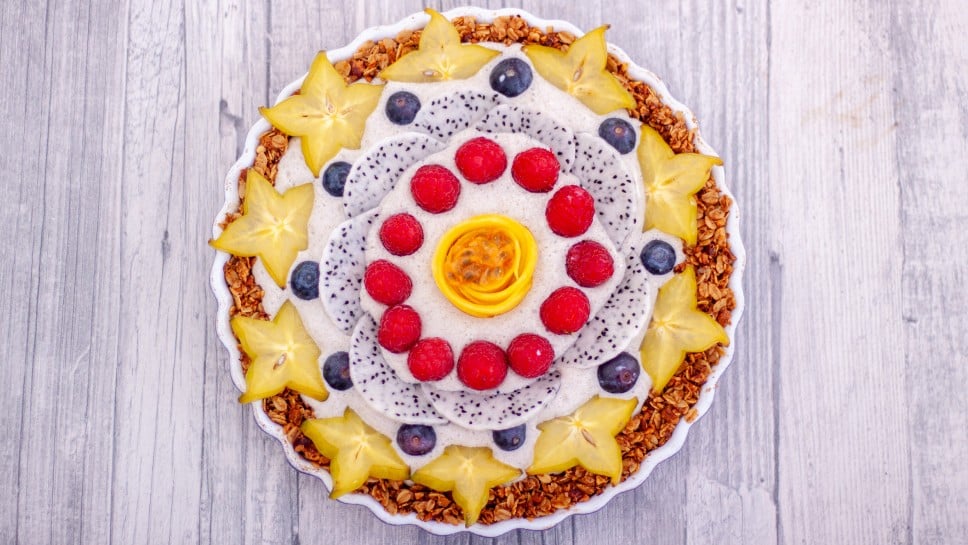 Beljakovinska sadna torta - Blaž Mihev, Fit Kuhinja