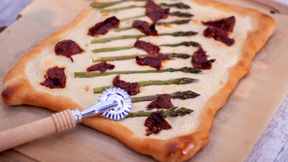 Pizza s šparglji