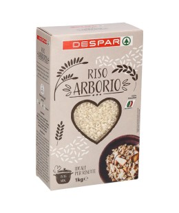 DESPAR beli dolgozrnati riž Arborio