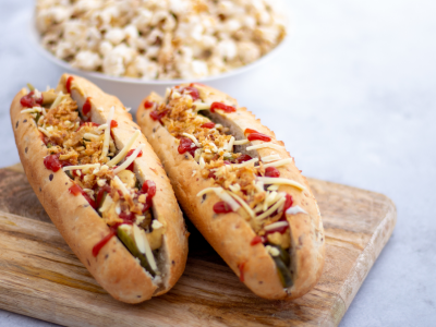 Veganski ameriški hot dog - Blaž Mihev, Fit Kuhinja