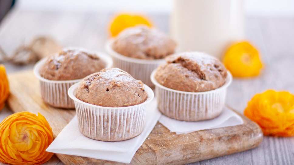Veganski beljakovinski mafini - Blaž Mihev, Fit Kuhinja