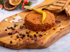 Veganski biftek, Blaž Mihev