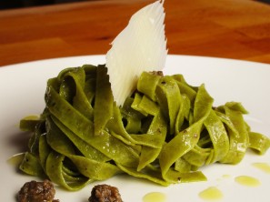 Špinačni rezanci s tartufi - Sladki Chef