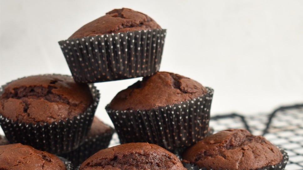 Čokoladni muffini brez glutena - Gluten free with Megi