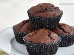 Čokoladni muffini brez glutena - Gluten free with Megi