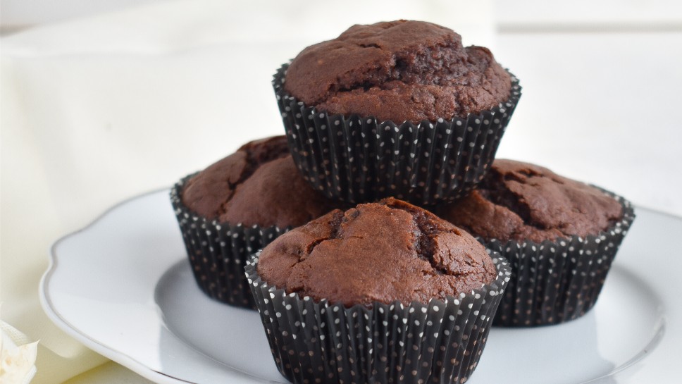 Čokoladni muffini brez glutena - Gluten free with Megi