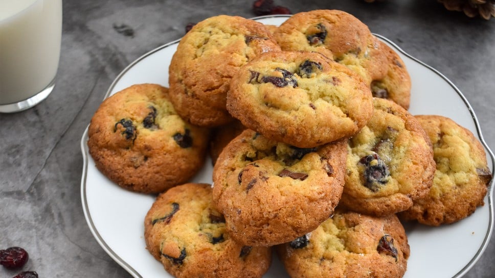 Piškoti brez glutena s čokolado in brusnicami - Gluten free with Megi
