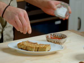 Grashka - Mariniran tempeh s kimchi ketchup-om
