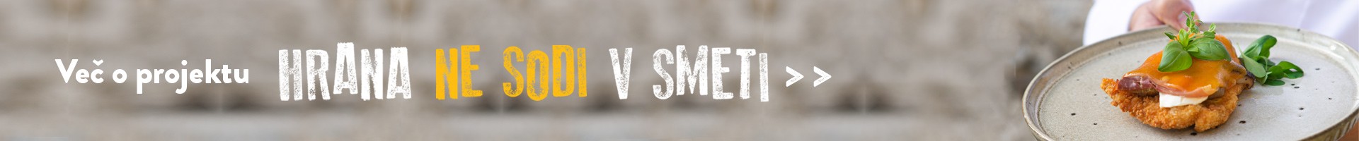 Hrana ne sodi v smeti, projekt