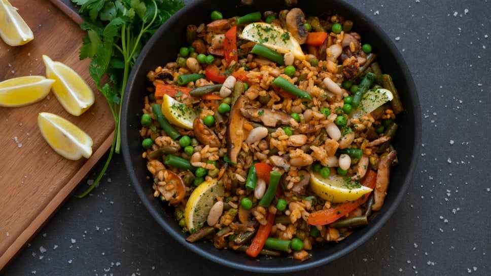 Veganska paella - Irispotatolover