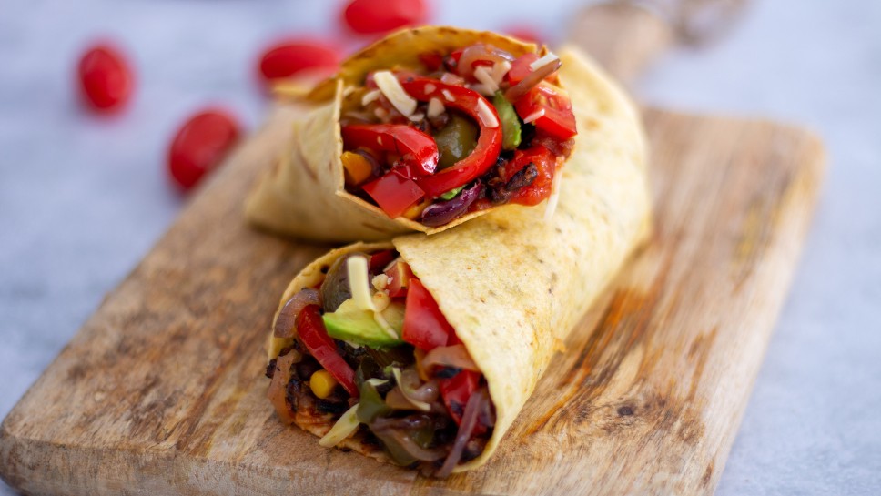 Veganske BBQ tortilje - Jernej Kitchen
