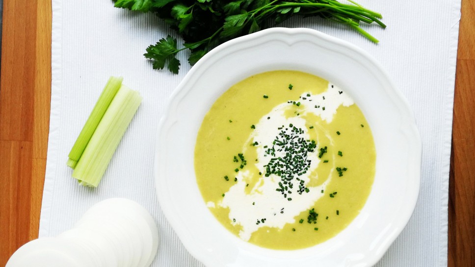 Hladna porova juha Vichy - Sladki Chef