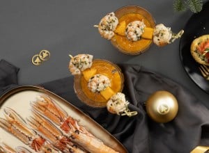 Škampi z mangovim pirejem - SPAR