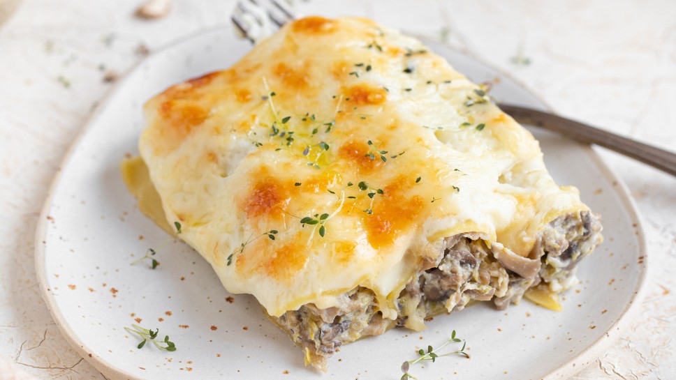 Cannelloni s šampinjoni in porom - Nina Kastelic, Leaneen