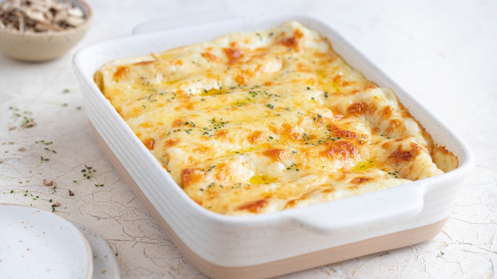 Cannelloni s šampinjoni in porom - Nina Kastelic, Leaneen