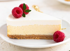 Pečena cheesecake torta z malinami - Nina Kastelic, Leaneen