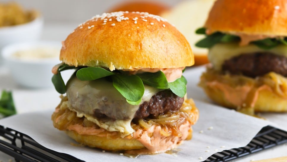 Domače burger bombete, Nina Kastelic - Leaneen