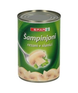 SPAR rezani šampinjoni v slanici
