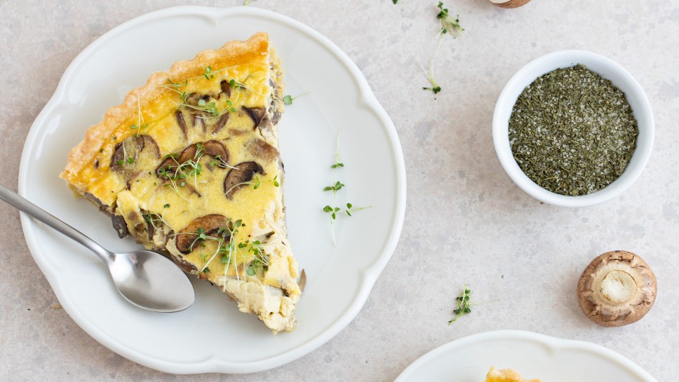 Quiche s šampinjoni, Nina Kastelic - Leaneen