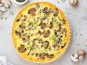 Quiche s šampinjoni, Nina Kastelic - Leaneen