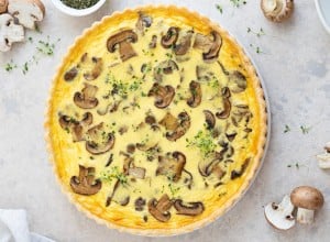 Quiche s šampinjoni, Nina Kastelic - Leaneen