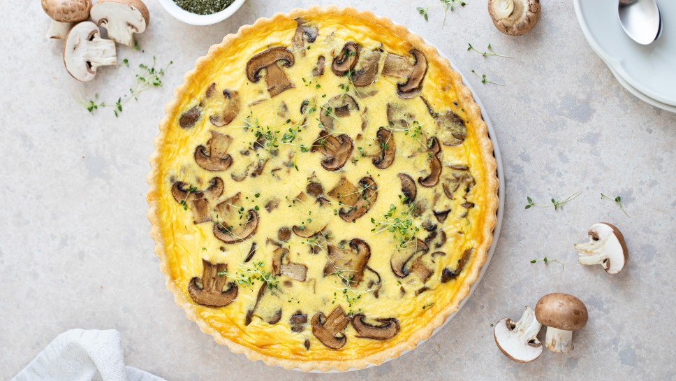 Quiche s šampinjoni, Nina Kastelic - Leaneen