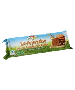 SPAR NATUR* PUR bio ovseni keksi z mlečno čokolado