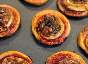 Tart s kozjim sirom, peso in orehi - Lidija Subašić