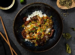Suho pečena svinjina z basmati rižem - Master Minuta z Luko Pangosom