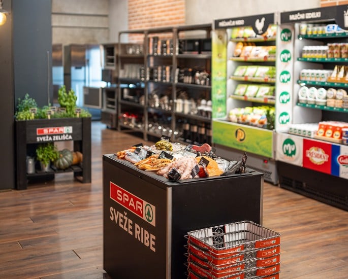 Trgovina SPAR v MASTERCHEF studiu