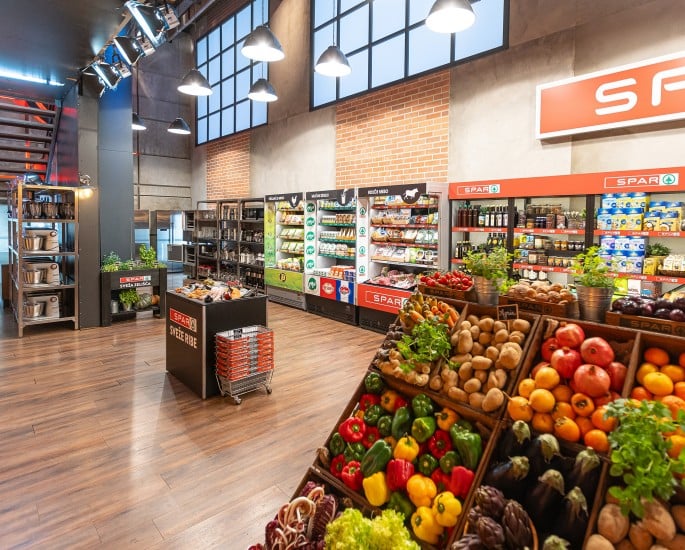 Trgovina SPAR v MASTERCHEF studiu