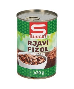 S-BUDGET rjavi fižol borlotti