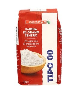 PŠENIČNA BELA MOKA TIP 00, DESPAR, 1KG