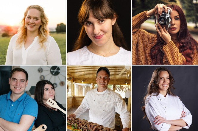 Slike Sparovih vplivnežev za Jedel Bi - Leaneen, Midva kuhava, Nika Krmec, Lidija Subašić, Jure Pavlič in Brina Robinik Kobal