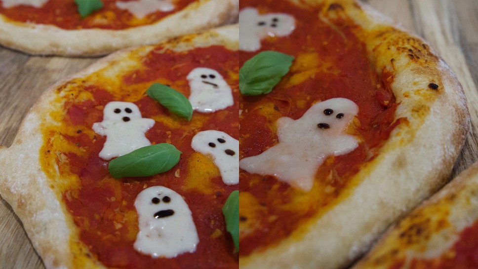 Pizza Margherita Halloween Nika Krmec