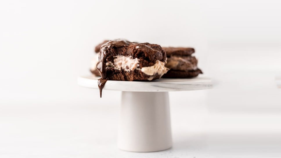 Brownie sendviči s sladoledom